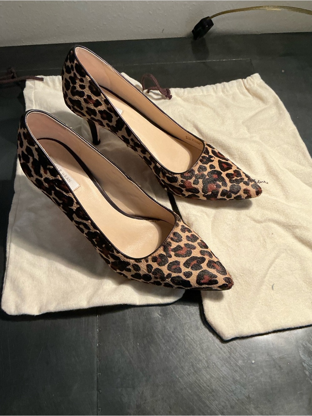 EUC Cole Haan Leopard Hair Pointed Toe Pumps